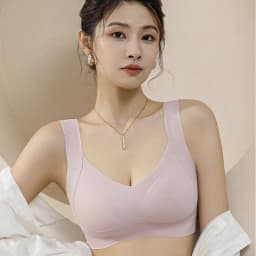 Comfortable, One-piece, Traceless Fixed Cup, Women's Underwear, Beautiful Back Sports Vest, Sleep La