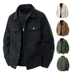 Corduroy Jacket for Men Winter Fashion Versatile Casual American Workwear Jacket Youthful Stylish Me
