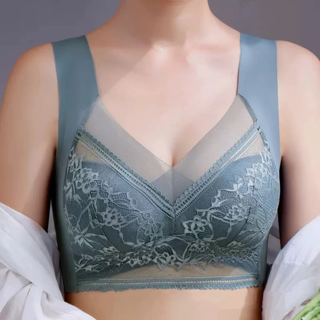 1 ks dámská krajková podprsenka plus size základní tenká vesta s vyztuženou dámskou podprsenkou z ledového hedvábí bezešvá pohodlná podprsenka