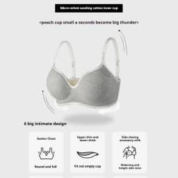 Dámské sexy podprsenky s push-up ramínky a hlubokým výstřihem do V, 2 ks/sada, bezešvé, jednobarevné, s ramínky a bez rukávů - náhled 5