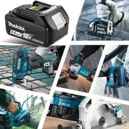 100% originální baterie Makita, 18V 5,0Ah/6,0Ah lithiová baterie, Makita DTW700 DDF487 DGA404 DTD173 DJV182 18V baterie pro elektrické nářadí - náhled 6
