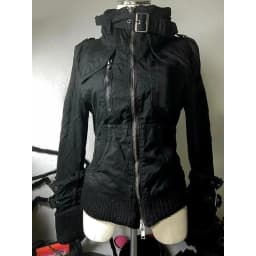 Zimní retro kabáty z umělé kožešiny pro ženy z roku 2000, americké vintage bundy, harajuku, gotické punkové oblečení, jean parky, dámské svrchní oblečení - náhled 5