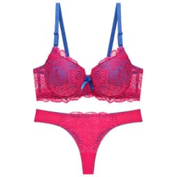 Nové sexy dámské podprsenky, sada push-up spodního prádla 34/75 36/80 38/85 40/90 42/95 ABCDE Cup Plus Size Lace Lady Lingerie - náhled 4