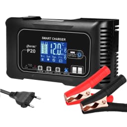 10A/20A 12V 24V Car Battery Charger Fully Automatic Pulse Repair Charger for Lifepo4 AGM Lead-Acid L