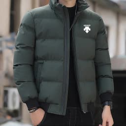 Bavlněná termo bunda 2025, módní bavlněná bunda pro pánské outdoorové sporty v zimě, pohodlná a ležérní bunda pro muže - náhled 3