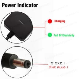 Nabíječka baterií 14,6 V 2 A pro 12,8 V LiFePO4, zástrčka DC 5,5 mm * 2,1 mm s krokosvorkou - náhled 5