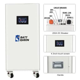 DIY 48V LiFePO4 baterie Obudowa Box Case s JK 16S 200A Smart BMS 2A Active Balancer 4,3palcový LCD domácí systém pro ukládání energie - náhled 4