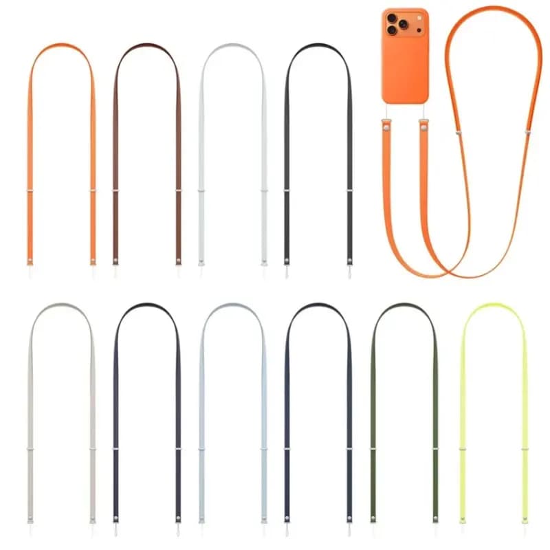Originální 1:1 magnetický crossbody popruh na telefon, šňůrka na krk pro iPhone 17 Pro Max, nastavitelný popruh na krk, multifunkční šňůrka na krk