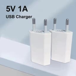 10 ks EU zástrčka AC 5V 1A USB nástěnná nabíječka univerzální přenosná cestovní napájecí adaptér pro mobilní telefony Samsung Huawei iPhone Xiaomi - náhled 2
