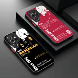 Červený módní design B-Bulls kryt pro Samsung Galaxy S25 S24 S23 Ultra S22 S21 Plus FE A56 A36 A26 A16 A06 A15 A25 A35 A55 5G Capa - náhled 2