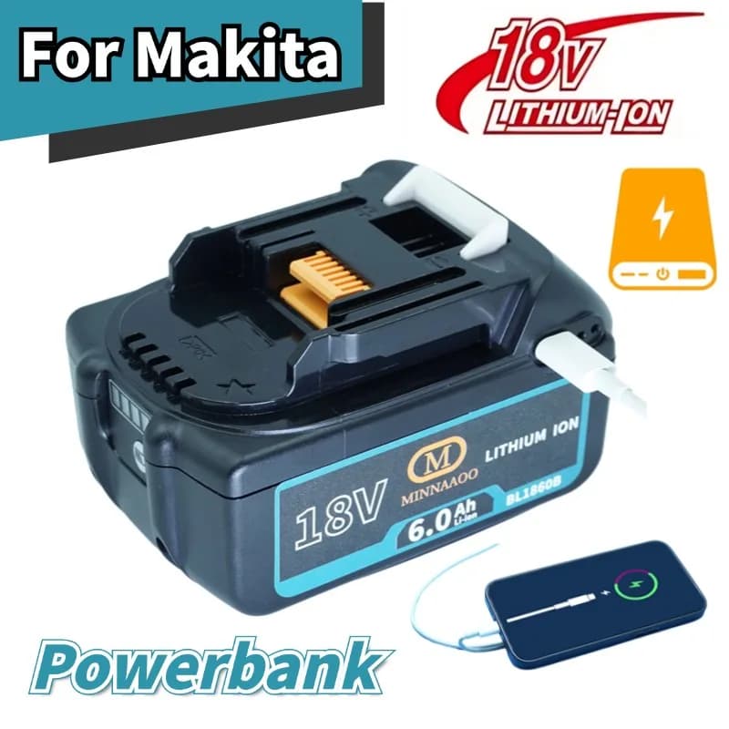 Pro baterii Makita 18V BL1850b BL1830 BL1860 🔥🔋🔥🔋 Originální baterie, příslušenství k elektrickému nářadí LXT400, powerbanka