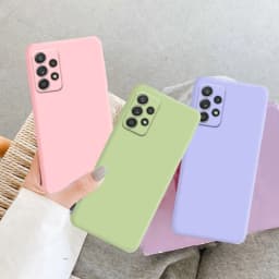 Silikonový kryt s tekutým povrchem pro Samsung Galaxy A52 A72 A13 A23 A33 A53 A73 A04 A04S A04E A14 A24 A34 A54 A22 A32 5G - náhled 4