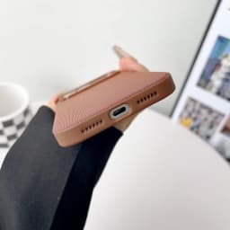 Vysoce kvalitní originální tkané pouzdro pro iPhone 17 16 15 14 13 Pro Max 17 Air s oficiálním magnetickým ochranným krytem MagSafe - náhled 3