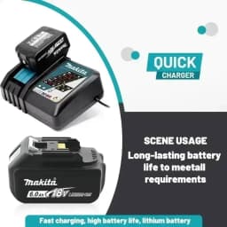 Makita DDF487 18V akumulátorová bezuhlíková elektrická vrtačka/šroubovák kompaktní vysoký točivý moment LXT elektrický bezuhlíkový motor s proměnnými otáčkami - náhled 6