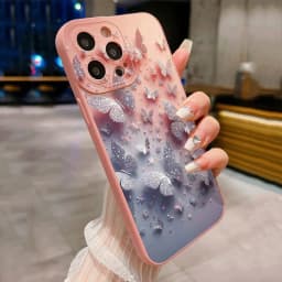 Luxusní romantický akvarelový motýl květinový kryt pro Xiaomi Redmi Note 14 13 12 Pro Plus 12S 11S 11 10 Redmi 13 12 14C 13C - náhled 3