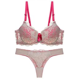 Nové sexy dámské podprsenky, sada push-up spodního prádla 34/75 36/80 38/85 40/90 42/95 ABCDE Cup Plus Size Lace Lady Lingerie - náhled 3