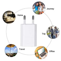 10 ks EU zástrčka AC 5V 1A USB nástěnná nabíječka univerzální přenosná cestovní napájecí adaptér pro mobilní telefony Samsung Huawei iPhone Xiaomi - náhled 6