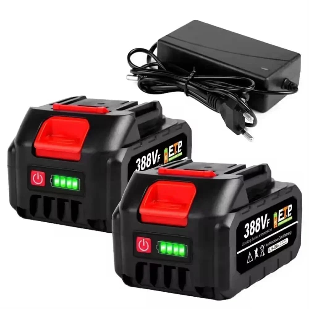 388VF 18V 15000mAh Velkokapacitní dobíjecí lithium-iontová baterie Akumulátorová vrtačka Bezkartáčový utahovák pro elektrické nářadí Makita