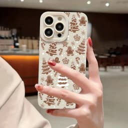 Vtipný novoroční vánoční kryt s motivem stromečku pro Samsung Galaxy A55 A54 A53 A35 A34 A14 A15 A16 A52 5G S25 S23 S22 Ultra Plus S24 FE - náhled 3