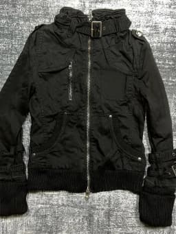 Americké vintage kabáty s kapucí z umělé kožešiny s kapucí pro ženy, mikiny na zip, ležérní streetwear grunge bunda Y2k se stojáčkem - náhled 4