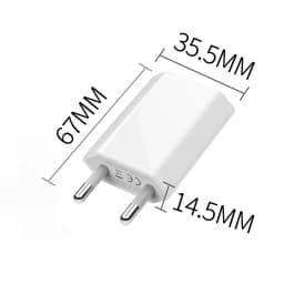 10 ks EU zástrčka AC 5V 1A USB nástěnná nabíječka univerzální přenosná cestovní napájecí adaptér pro mobilní telefony Samsung Huawei iPhone Xiaomi - náhled 3