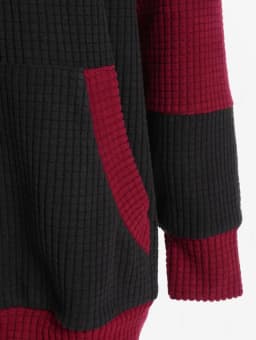 ROSEGAL Roztomilá podzimní/zimní dámská barevná bunda s kočičími ušima, žebrovaná kapuce, teplý dlouhý rukáv, zip, 4XL, svrchní oblečení, nový přírůstek - náhled 6