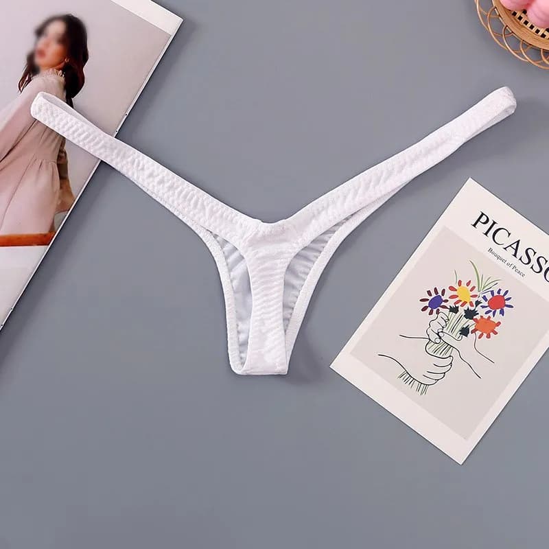 Dámské kalhotky Jednobarevné G-string Tanga Sexy Nízký pas Svůdné Lingeries Spodní prádlo pro dámy Slipy Ženy Bikiny Underpants