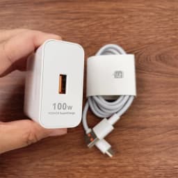 Original For Honor 100W Charger Super Fast Charging EU Wall Adapter 6A USB Type C Cable For Honor 20