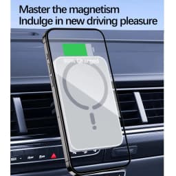 100W magnetická bezdrátová nabíječka do auta s držákem telefonu do větracího otvoru pro Magsafe iPhone 16 15 14 13 12 Pro Max XS 11 Rychlonabíjecí podložka - náhled 6