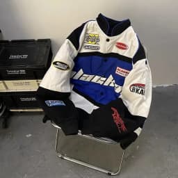 Vintage Racing Jacket Women Oversized Korean Streetwear Motorcycle Hip Hop Motorcycle Jackets Female