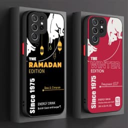Červený módní design B-Bulls kryt pro Samsung Galaxy S25 S24 S23 Ultra S22 S21 Plus FE A56 A36 A26 A16 A06 A15 A25 A35 A55 5G Capa - náhled 4