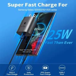 Nabíječka SAMSUNG 25W 45W adaptér PD typu C Super rychlé nabíjení Samsung Galaxy S25 S24 S23 S22 Ultra S21 A54 A34 Power Charger EU - náhled 2