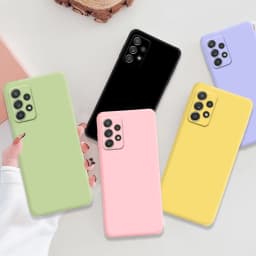 Silikonový kryt s tekutým povrchem pro Samsung Galaxy A52 A72 A13 A23 A33 A53 A73 A04 A04S A04E A14 A24 A34 A54 A22 A32 5G - náhled 2