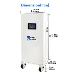 DIY 48V LiFePO4 baterie Obudowa Box Case s JK 16S 200A Smart BMS 2A Active Balancer 4,3palcový LCD domácí systém pro ukládání energie - náhled 5