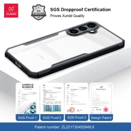 Pouzdro Xundd pro Samsung A55 5G Galaxy A55, nárazuvzdorné, s airbagem, akrylem a TPU zadní stranou, ultra průhledné - náhled 6