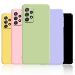 Liquid Silicone Soft Case for Samsung Galaxy A52 A72 A13 A23 A33 A53 A73 A04 A04S A04E A14 A24 A34 A
