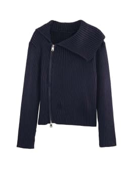 Women Knitted Coat 2025 New Women's Fashion Long Sleeve Zipper Knitted Short Coat Women's Elegant Ca