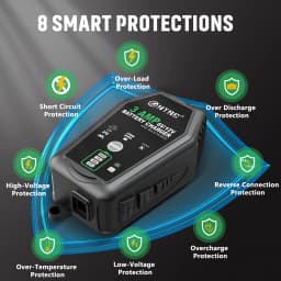 HTRC 6V 12V 3000mA Inteligentní nabíječka baterií Automatická pro udržovací lithiové LiFePO4 olověné baterie Nabíječka do auta a motocyklu - náhled 4