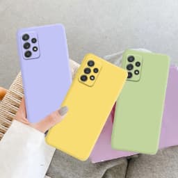 Silikonový kryt s tekutým povrchem pro Samsung Galaxy A52 A72 A13 A23 A33 A53 A73 A04 A04S A04E A14 A24 A34 A54 A22 A32 5G - náhled 3