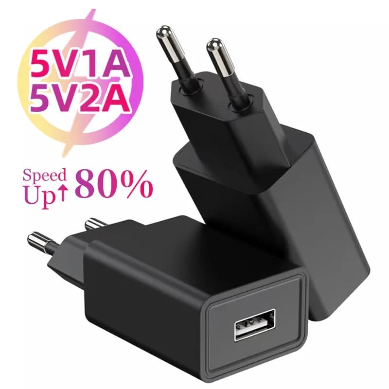 10W USB rychlé nabíjení EU zástrčka 5V 1A 2A nabíječka mobilního telefonu napájecí adaptér cestovní smartphone rychlé nabíjení zásuvka rychlé nabíjení USB