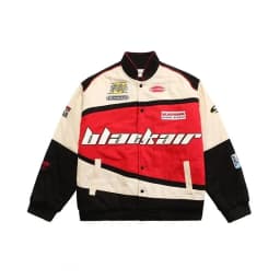 Vintage závodní bunda pro ženy, nadměrné velikosti, korejské streetwear motocyklové hip hopové motocyklové bundy, dámské párování baseballu - náhled 5