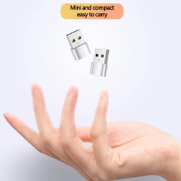 Adaptér USB C 3.0 typu C na USB 2.0 pro mobilní telefon, samec na samice, adaptér USB C, adaptér USB typu C pro notebooky - náhled 6