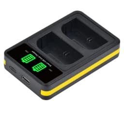 Nabíječka Pickle Power LP-E5 LP-E6 LP-E8 LP-E10 LP-E12 LP-E17 NB-6L NB-7L NB-10L NB-13L s dvojitým USB portem pro baterie fotoaparátů Canon - náhled 3
