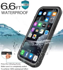 Full Sealed Clear IP68 Waterproof Case For iPhone 16 15 14 Plus 13 12 11 Pro Max Mini XS XR X Shockp