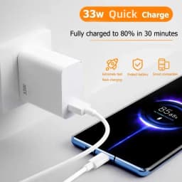 33W USB rychlonabíječka QC 3.0 pro Xiaomi 14/13/12/11/10 Ultra Redmi Note 12T/13 Pro/K60/K50 POCO F5 EU/US napájecí adaptér - náhled 3
