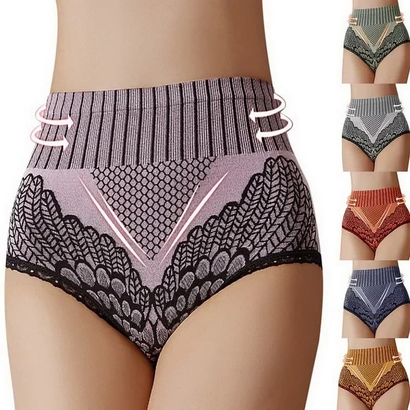 Dámské bezešvé kalhotky spodní prádlo ženské vysoké pasové kalhotky s liftingem v bocích prodyšné kalhotky sexy spodní prádlo tělo tvarující kalhotky