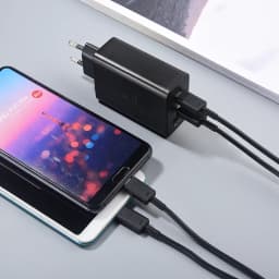 65W Samsung Trio Charger EU Super Fast Charge Adapter 1/1,8m Type-C Pd kabel pro Galaxy S25 S24 S23 S22 S21 Ultra Z Fold 6 7 5G - náhled 6