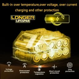 Nová 100% originální baterie DCB200 20V pro elektrické nářadí Dewalt DCB609 60V baterie 18,0 Ah DCB205 DCB206 - náhled 4
