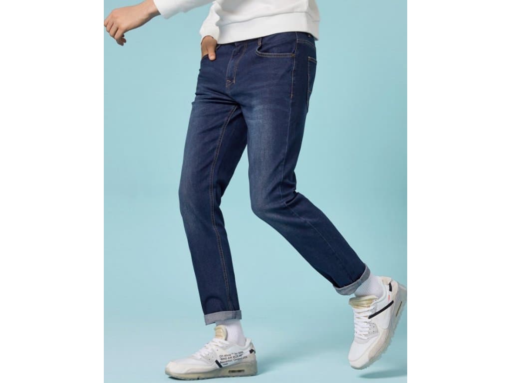 Stylové Modré Džíny