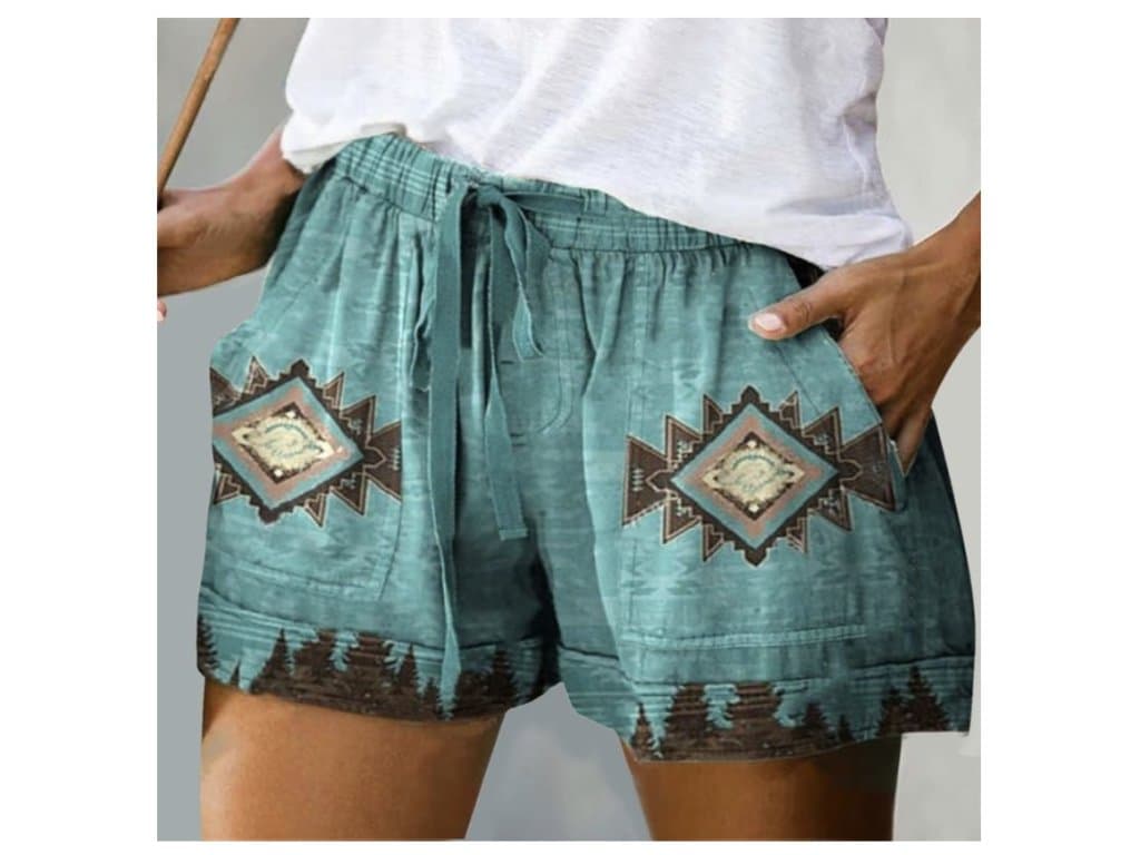 Dámské volné šortky Plážové modré nebe